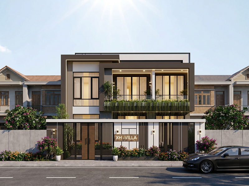 Mẫu biệt thự 2 tầng 16